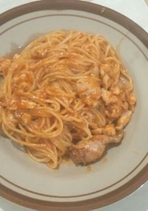 Foto resep Spaghetti ayam dalmonte