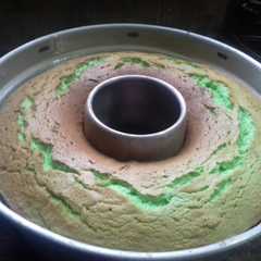 Bolu pandan tanpa pengembang dan mentega রেসিপির প্রধান ছবি