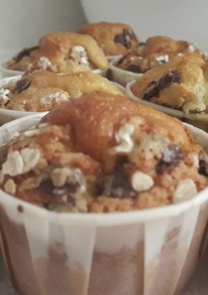 Una foto de Muffin avena y espelta a la naranja