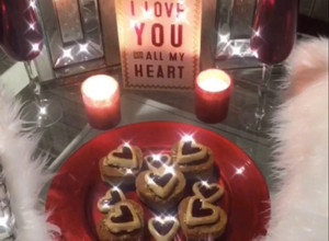Una foto de Cupcakes de Vainilla con Coco perfecto para San Valentín