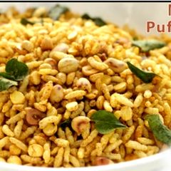 Masala puffed rice A picture of Masala puffed rice.