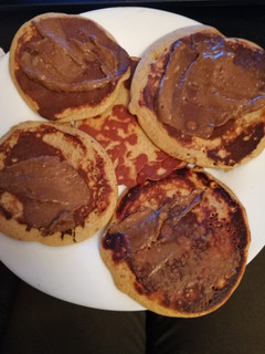 Una foto de Tortitas de avena y plátano