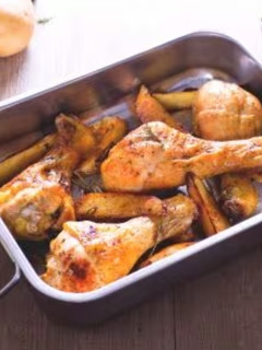 Foto di Cosce di pollo al forno