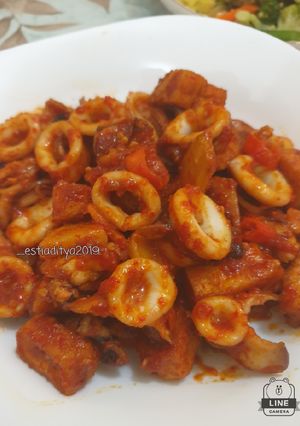Foto resep Cumi Masak Merah