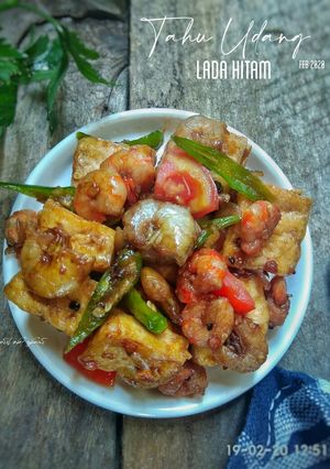 Foto resep Tahu udang lada hitam