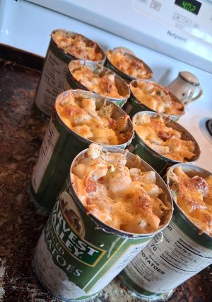 A picture of Easy Cheesy Potatoes in a Can.