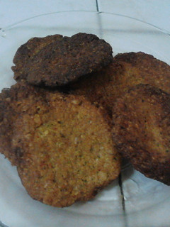 Una foto de Carne de hamburguesa hecha de avena