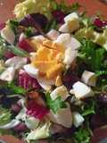 Ensalada mezclum con palmitos y remolacha 🥗