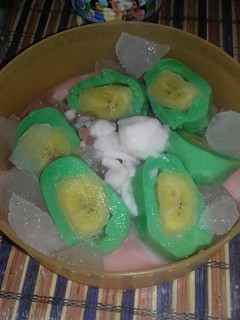 Foto resep Es pisang ijo