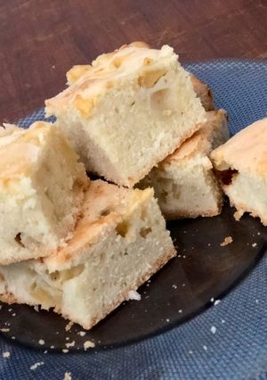 Una foto de Torta de manzana fácil y rápida
