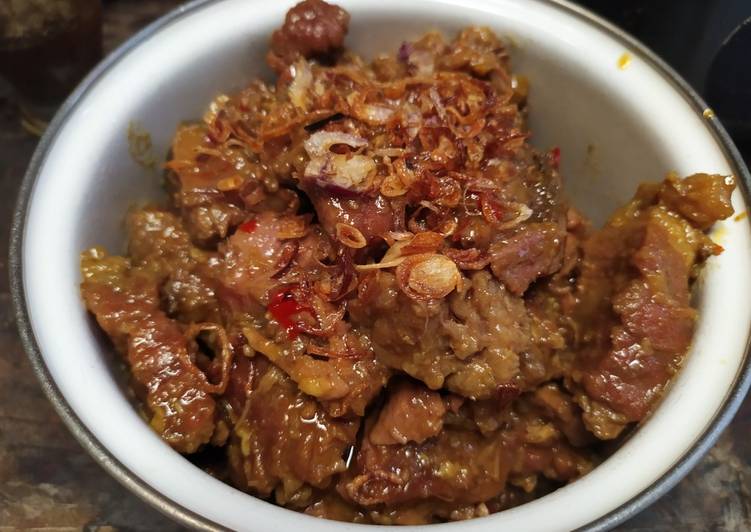 Rendang sisa lebaran