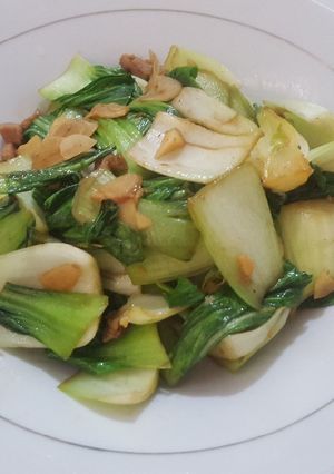 Foto resep Tumis sawi daging saos tiram