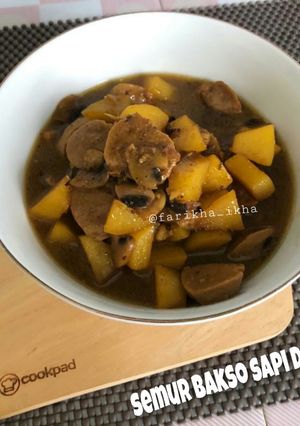 Foto resep Semur Bakso Sapi dan Kentang