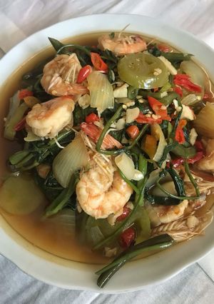 Foto resep Tumis Kangkung Ber-Udang🍤🥗