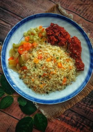 কোরিয়ান ভেজ ফ্রাইড রাইস রেসিপির প্রধান ছবি