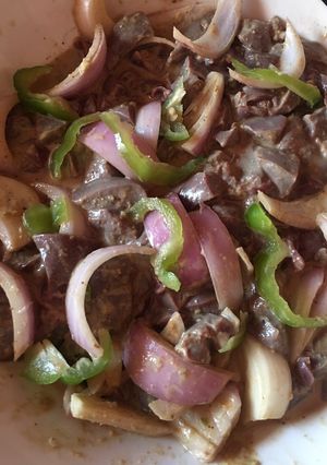 صورة لوصفة مراره الكبده اكله شعبيه سودانيه 😍