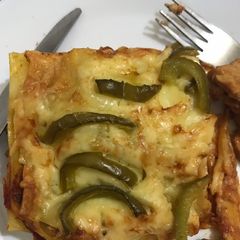 Lasagna with chicken A picture of Lasagna with chicken.