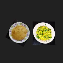 A picture of Puri Bhaji.
