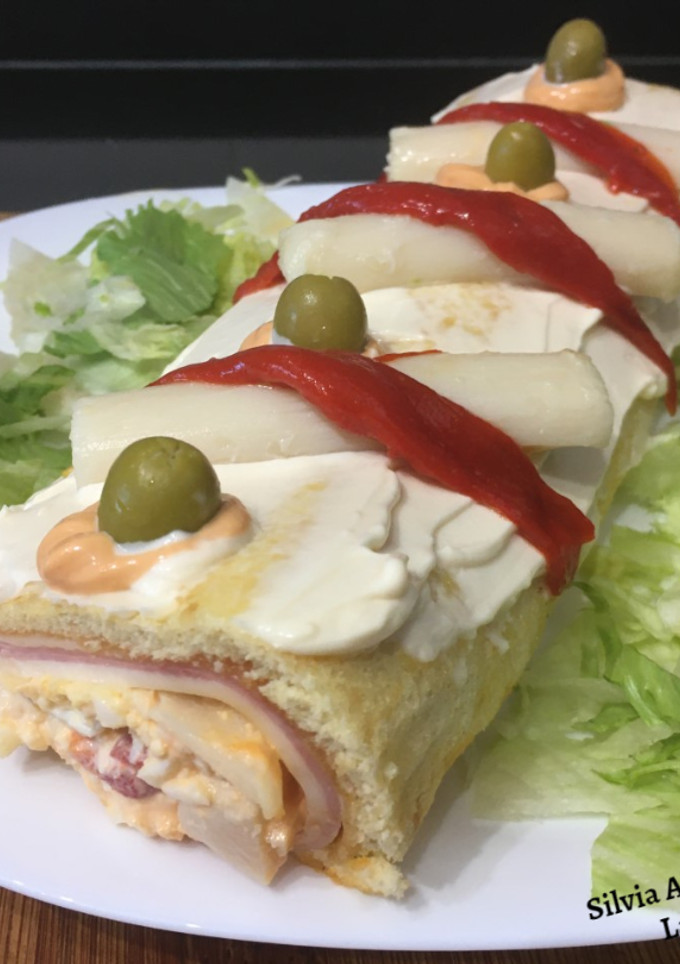Una foto de Pionono salado especial (brazo gitano)