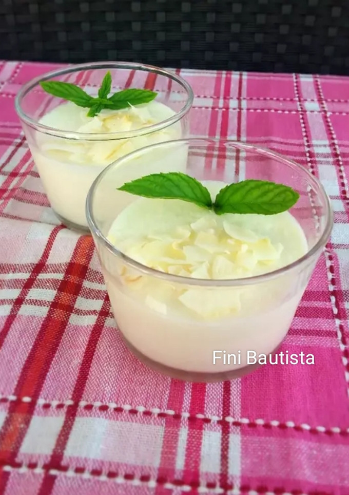Una foto de Mousse de coco