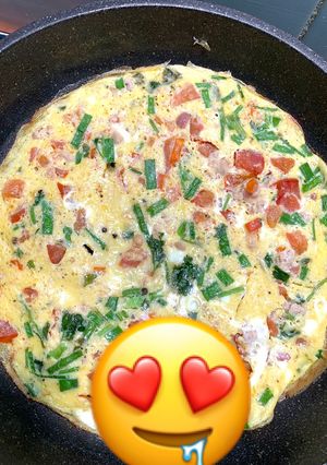 Hình của món 🍳🥚Trứng chiên cà chua 🍅.