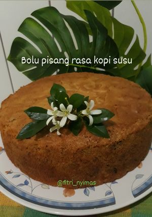 Foto resep Bolu pisang rasa kopi susu