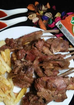 A picture of Mutton Fry Chops.