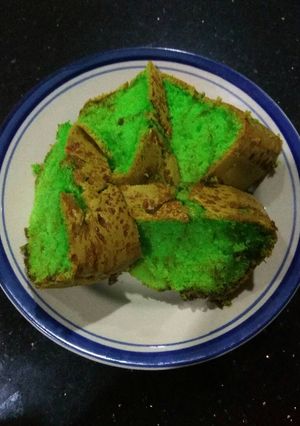 Foto resep Bolu pandan gula merah ala mama vey