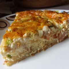 A picture of Angie's Bacon & Cheese Quiche.