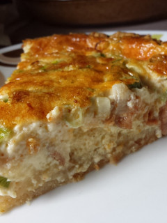 A picture of Angie's Bacon & Cheese Quiche.