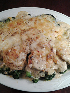 A picture of Chicken Divan, My Version.