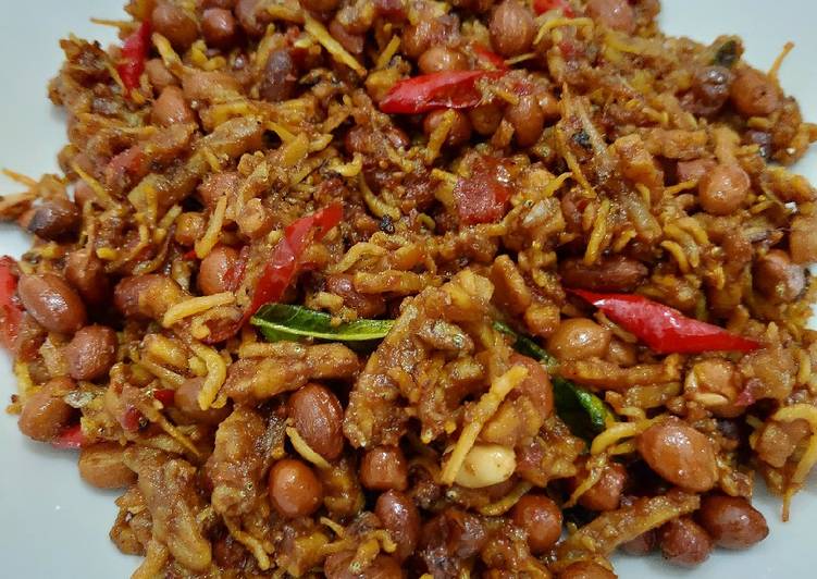 Cara termudah untuk Masak Di RumahBalado TKT (teri, kacang, tempe)
