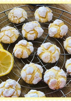 Foto resep Lemon Crinkle cookies