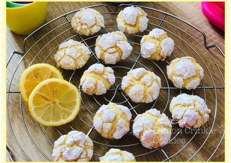 Lemon Crinkle cookies