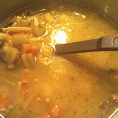 A picture of Feel Better Chicken Noodle Soup.
