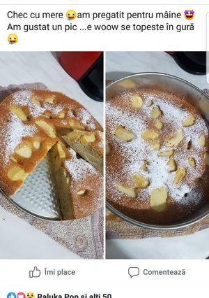 O poză a rețetei Chec cu mere.