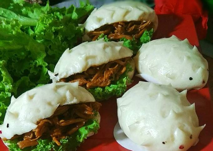 Sandwich Kukus Ayam Saus Teriyaki