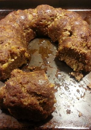 A picture of Stuffing meatloaf.
