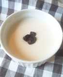 Simple & Healthy! Sake Lees Custard Pudding