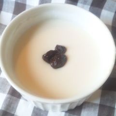 Simple & Healthy! Sake Lees Custard Pudding A picture of Simple & Healthy! Sake Lees Custard Pudding.