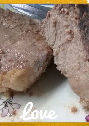 Una foto de Ojo de bife a la mostaza