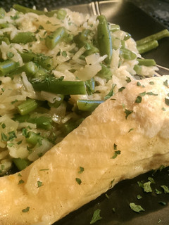 A picture of Thai Salmon Rice.