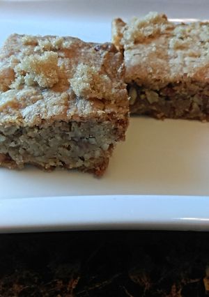 A picture of Pecan Cinnamon Shortbread Bars.