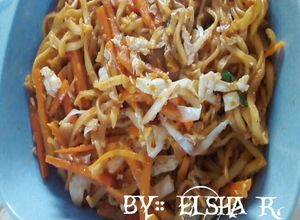 Foto resep Mie urai goreng saus 4 serangkai