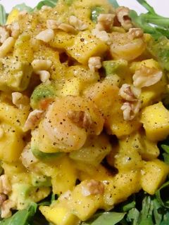 A picture of Caribbean Shrimp, Mango, and Avocado Salad.