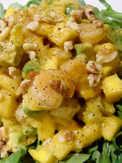 A picture of Caribbean Shrimp, Mango, and Avocado Salad.