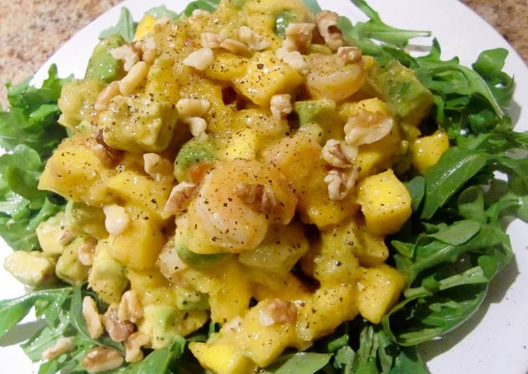 Step-by-Step Guide to Make Any-night-of-the-week Caribbean Shrimp, Mango, and Avocado Salad