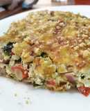 Tarta de ricota y vegetales (sin masa)