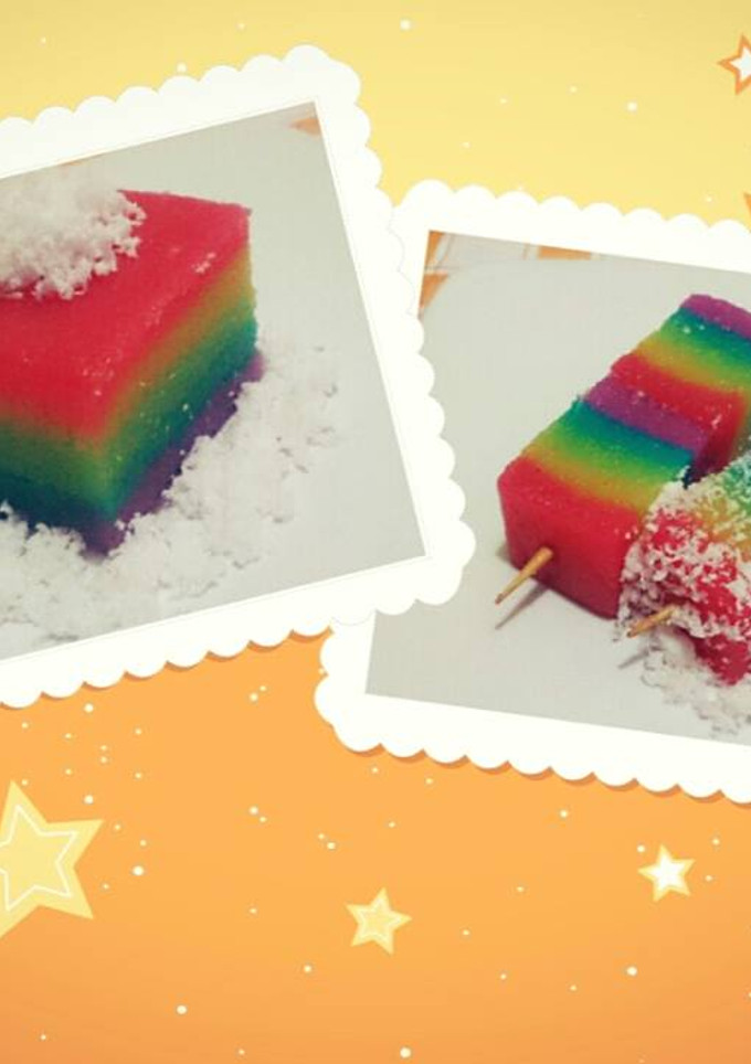 Foto resep Lapis Singkong Pelangi