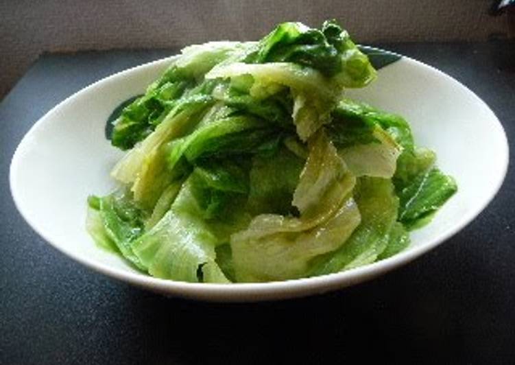 Step-by-Step Guide to Make Ultimate Totally Simple Tasty Head O' Lettuce Stir-Fry